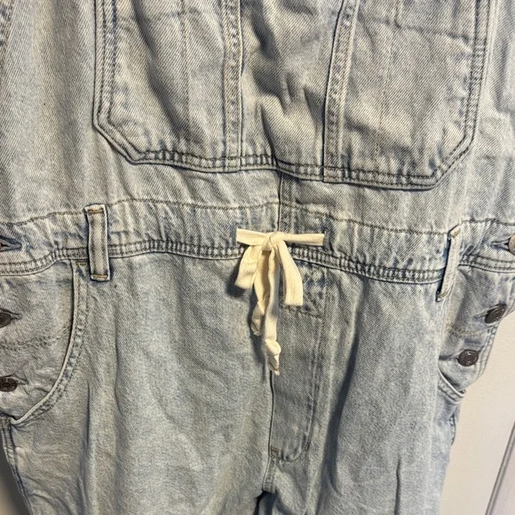 GAP Women's Light Blue Denim Overalls - Picture 4 of 5